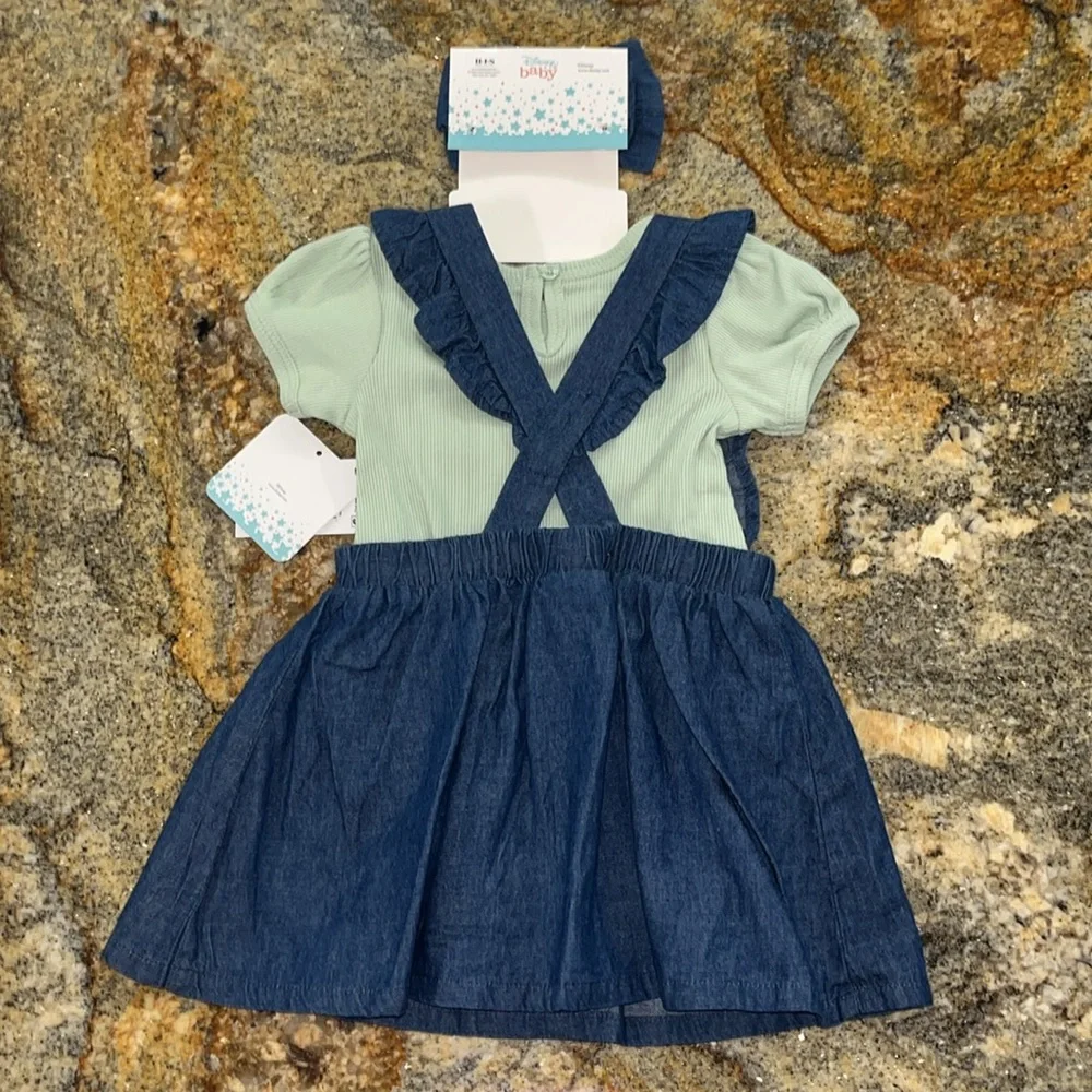 Disney Baby Pinafore Dresses 3pc set lion king